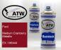 Preview: Ford, Medium Cranberry Metallic, EX / M6444: 400ml Sprühdose + 400ml Klarlack - Set, von ATW Autoteile West.